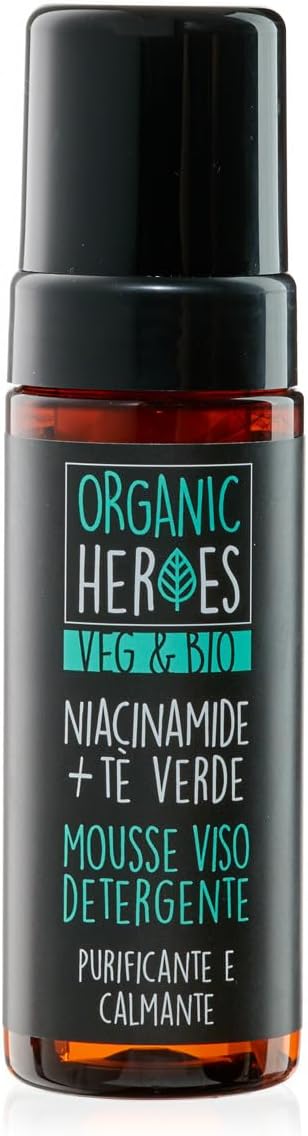 Mousse Detergente Viso Niacinamide + Tè Verde
