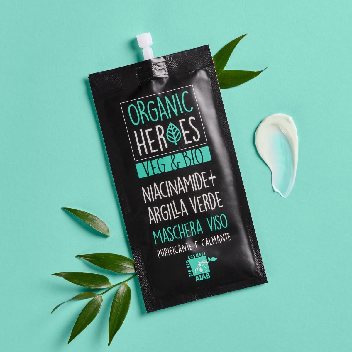 Maschera Viso Niacinamide + Argilla Verde