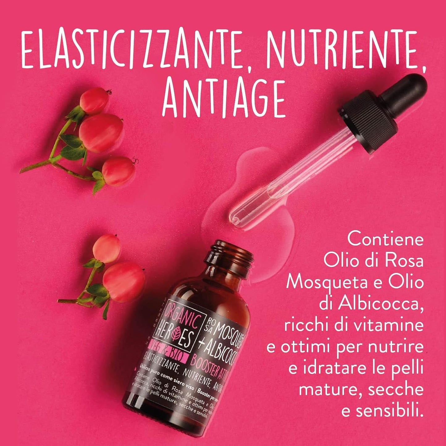 Olio Viso Rosa Mosqueta + Albicocca